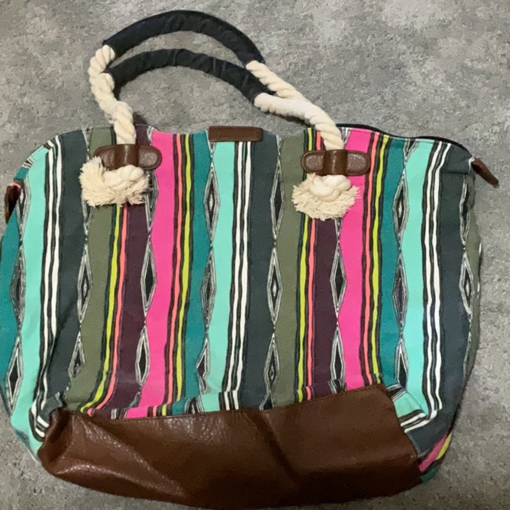 Billabong canvas beach bag